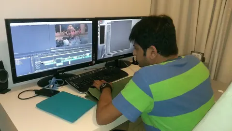 Midnight Delight — Saumin Mehta making the animated opening — saumin mehta building the fable