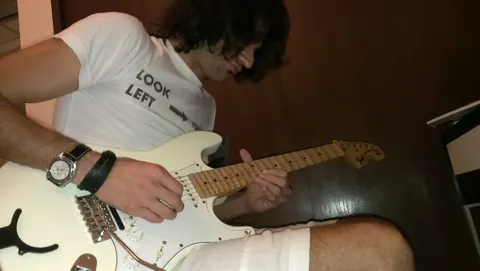 Midnight Delight — the music sessions with composer Zaher Akahshli — Zaher Akahshli in the edit room