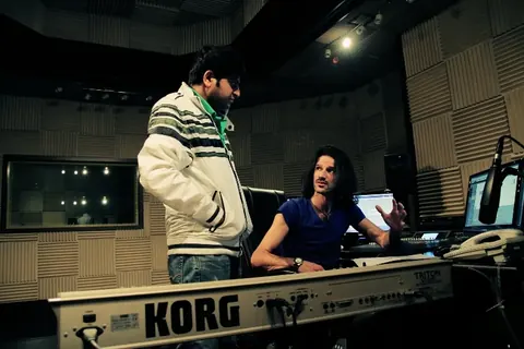 Midnight Delight — the music sessions with composer Zaher Akahshli — the score taking shape