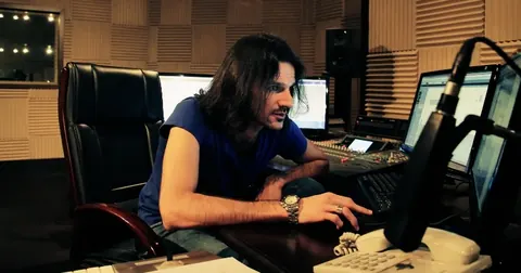 Midnight Delight — the music sessions with composer Zaher Akahshli — zaher working a cue through
